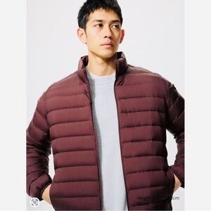 NWT Uniqlo Ultra Light Down Jacket - Wine, size M